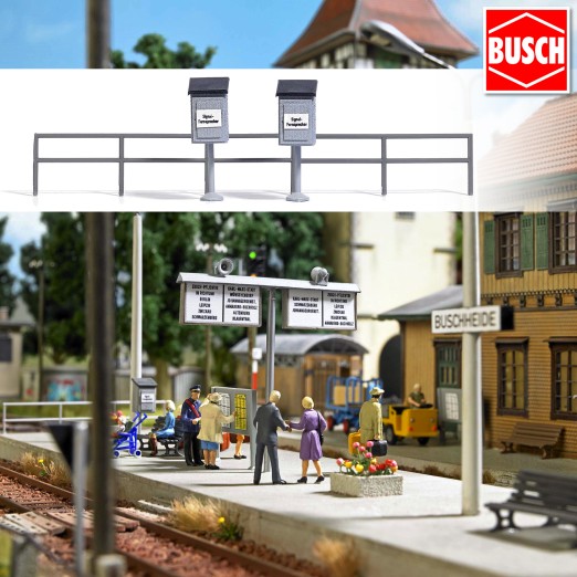 BUSCH 1626 H0 Holz-Signalfernsprecher 