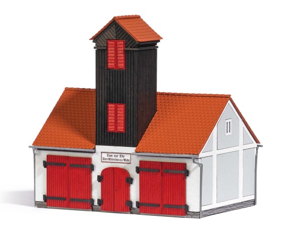 Preview: BUSCH 1660 H0 Feuerwehrgebäude Jonaswalde 