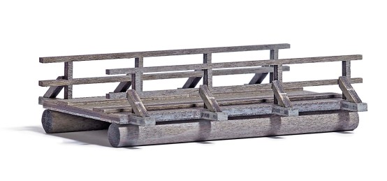 Preview: BUSCH 1850 H0 Holzbrücke 