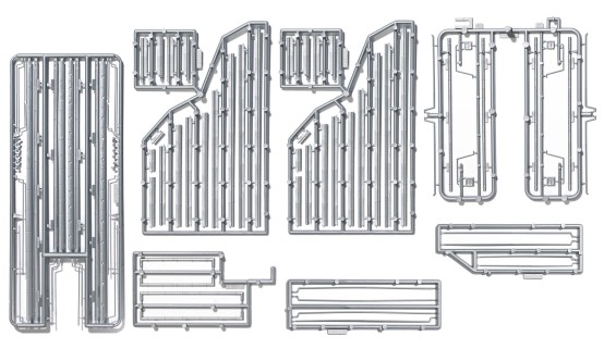 BUSCH 1999 H0 Super-Dachrinnen-Set 