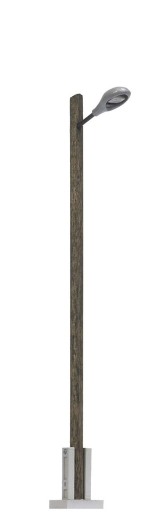 BUSCH 4134 H0 Lampe mit Holzmast 