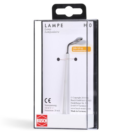 BUSCH 4137 H0 Betonmast-Leuchte 