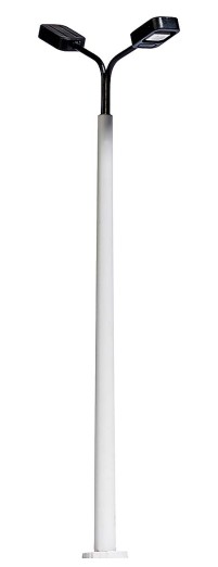 Preview: BUSCH 4139 H0 Betonmast mit 2 Leuchten 