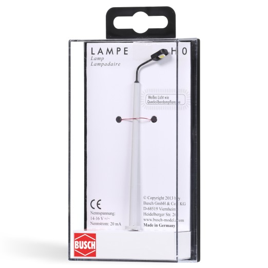 BUSCH 4156 H0 Betonmast-Leuchte 