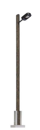 Preview: BUSCH 4159 H0 Lampe mit Holzmast 