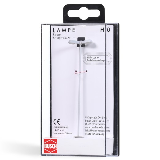 Preview: BUSCH 4199 H0 Platzleuchte AEG „Koffer 70“ 