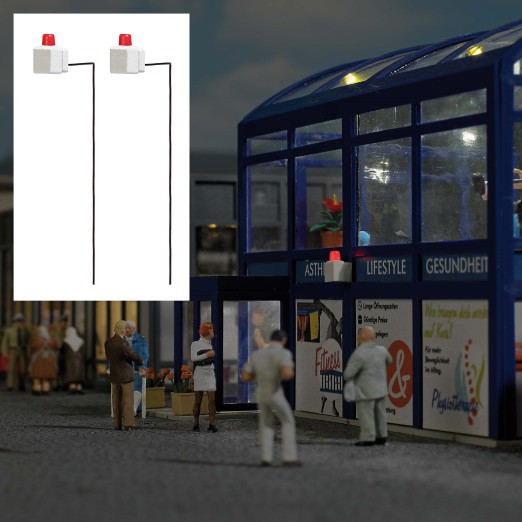 BUSCH 5432 H0 Blinkende Alarmanlagen 