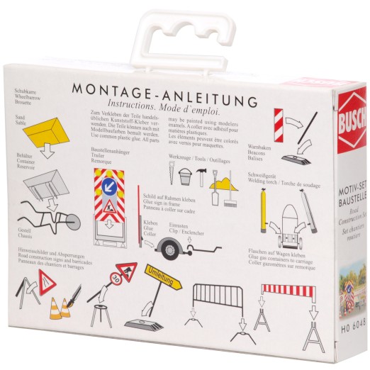 Preview: BUSCH 6048 H0 Baustellen-Set 