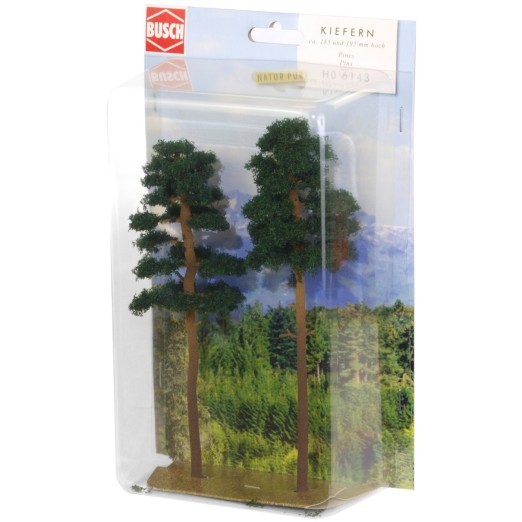 Preview: BUSCH 6143 H0 2 Kiefern 185/195mm 