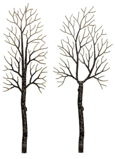 Preview: BUSCH 6158 H0 4 winterliche Platanen 