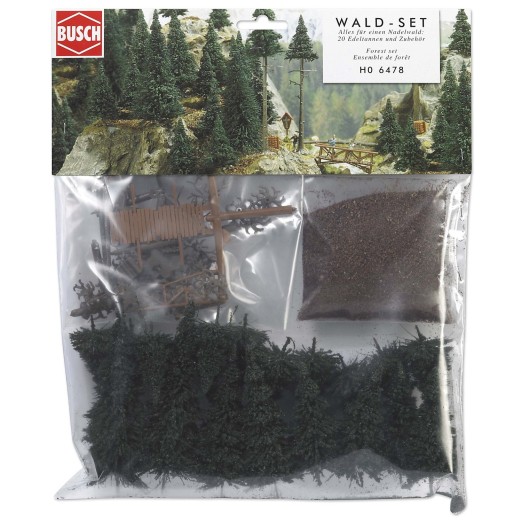 BUSCH 6478 H0 Wald-Set 