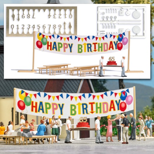 BUSCH 6565 H0 Happy Birthday! (Action-Set) 