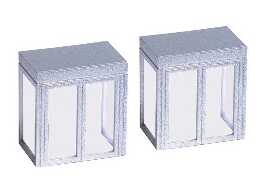 Preview: BUSCH 7757 H0 Mini-Set Windfänge 