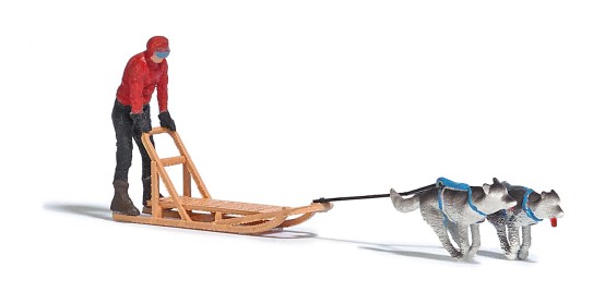 Preview: BUSCH 7816 H0 Hundeschlitten 