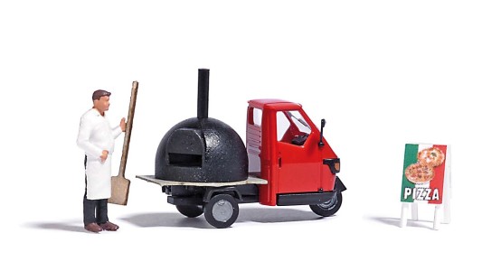 Preview: BUSCH 7992 H0 Mobiler Pizzabäcker 