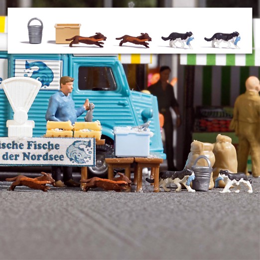 BUSCH 7993 H0 Kleine Diebe 