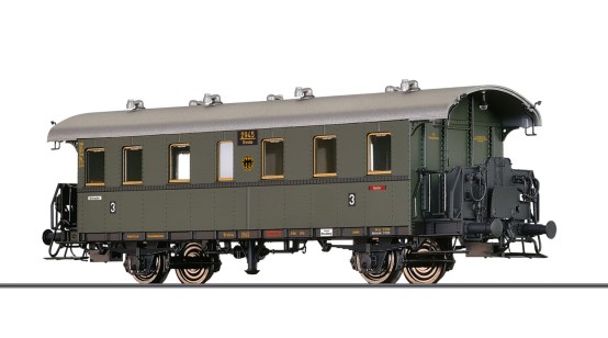 BRAWA 45825 H0 Einheits-Nebenbahnwagen Cidel-24, DRG 