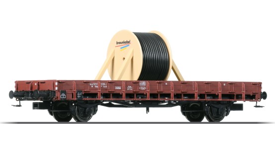BRAWA 48735 H0 Rungenwagen Kklm 433 der DB, mit Ladegut 