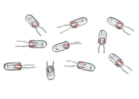 Märklin E610040 Glühlampe 19V/70mA BI-PIN (10 Stück) Modelleisenbahn