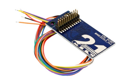 ESU 51957 Adapterplatine für Decoder mit 21MTC Schnittstelle 