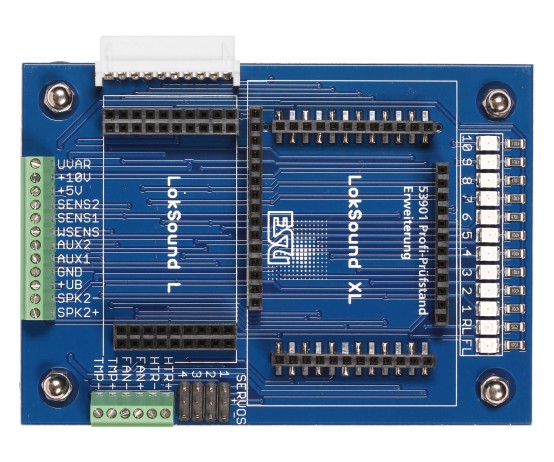 ESU 53901 Profi-Prüfstand Extension zum Testen von LokSound XL V4.0, LokSound L V4.0 Decoder