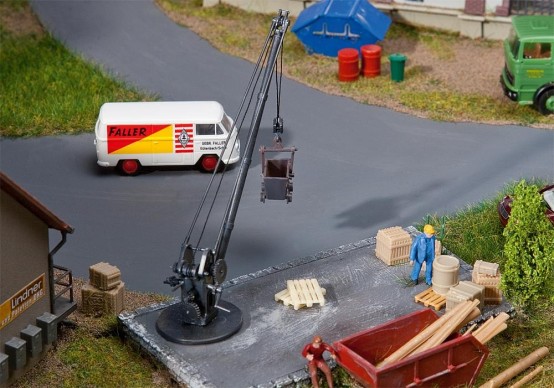 Preview: FALLER 120128 H0 Kleines Bw-Set mit Servoantrieb 