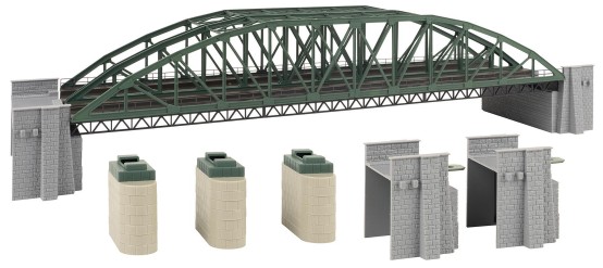 FALLER 120507 H0 Bogenbrücke, 2-gleisig 