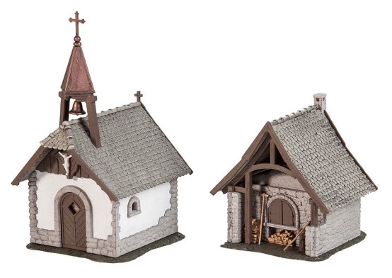Preview: FALLER 130571 H0 Hofkapelle und Backhaus 