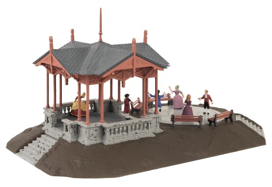 Preview: FALLER 130655 H0 Musikpavillon mit tanzenden Figuren 