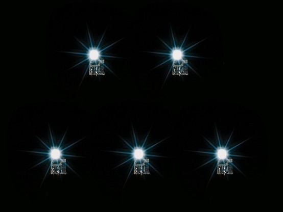 FALLER 180647 LEDs, weiß (5 Stück) 