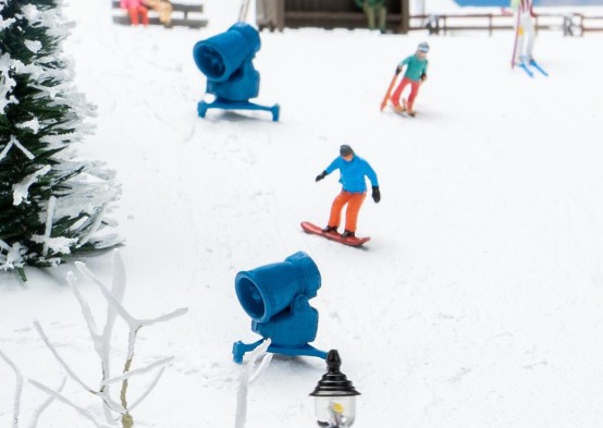 FALLER 180873 H0 2 Schneekanonen 
