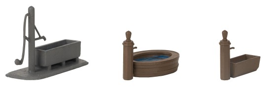 Preview: FALLER 180875 H0 3 Dorfbrunnen 