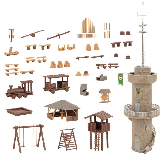 FALLER 190036 H0 Aktions-Set Abenteuerspielplatz 