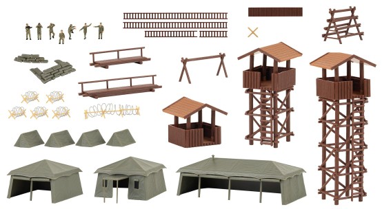 Preview: FALLER 190039 H0 Aktions-Set Bundeswehr Grundausbildung 