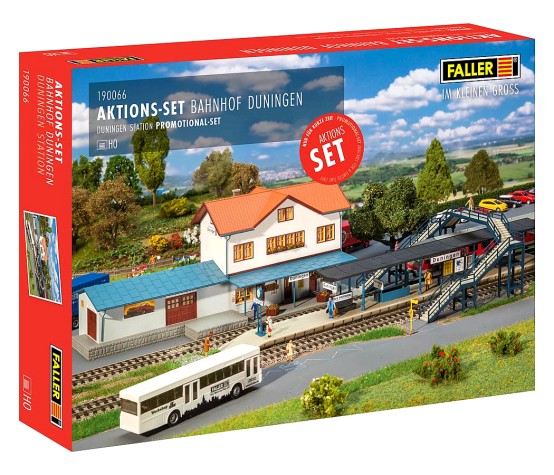 FALLER 190066 H0 Aktions-Set Bahnhof Duningen 
