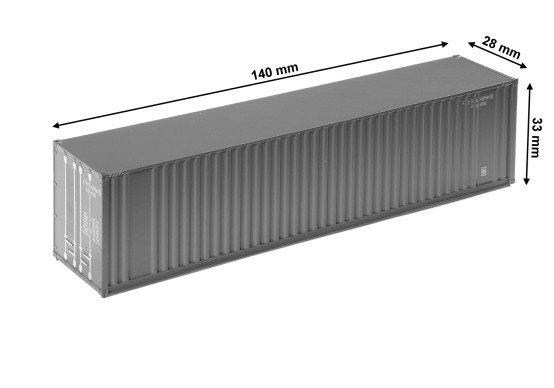 Preview: FALLER 180843 H0 40' Container „P&O“ 