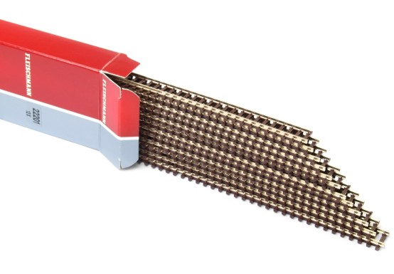 Fleischmann 22201 N Flexibles Gleis starr 730 mm (12 Stück) 