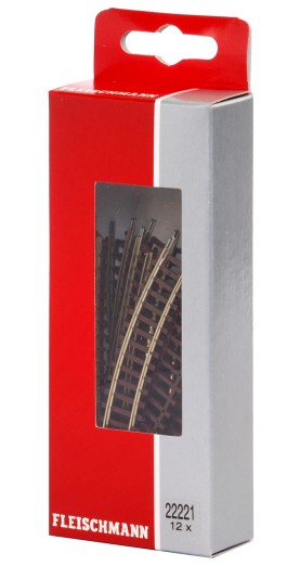 Preview: Fleischmann 22221 N Gebogenes Gleis R1 