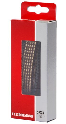 Preview: Fleischmann 22223 N Gebogenes Gleis R3 