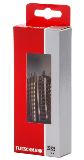 Preview: Fleischmann 22226 N Gebogenes Gleis R5 