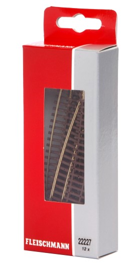 Preview: Fleischmann 22227 N Gebogenes Gleis R6 