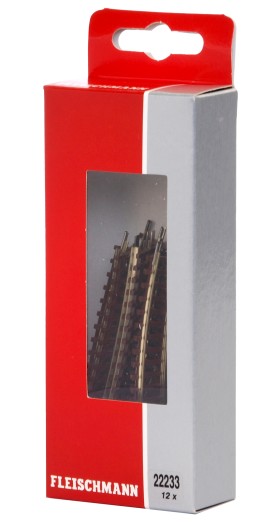 Preview: Fleischmann 22233 N Gebogenes Ausgleichsgleis R2 