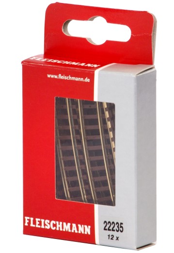 Preview: Fleischmann 22235 N Gebogenes Ausgleichsgleis R3a 