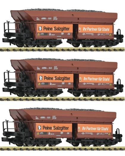 Fleischmann 6660149 N Erzwagen „Peine+Salzgitter“ 3er-Set 