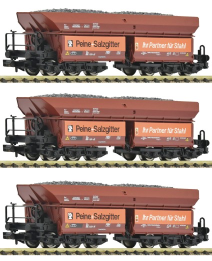 Fleischmann 6660150 N Erzwagen „Peine+Salzgitter“ 3er-Set 