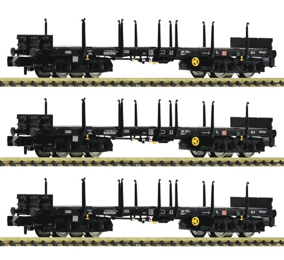 Fleischmann 826710 N Flachwagen, DB AG 3er-Set 