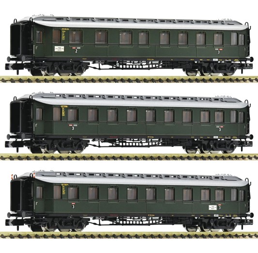 Fleischmann 878002 N Schnellzugwagen, DB 3er-Set 