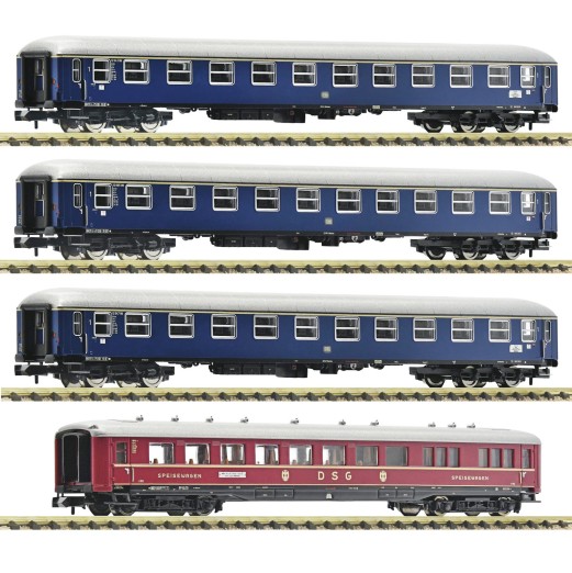 Fleischmann 881910 N Schnellzugwagen Hans Sachs, DB 4er-Set 