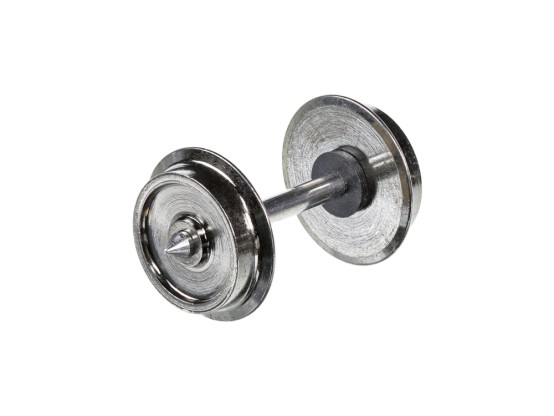 Fleischmann 00534003 H0 Radsatz DC, Ø11 mm, Länge 24 mm Modelleisenbahn