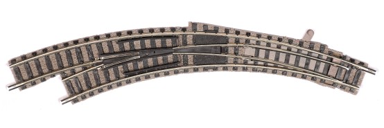 Fleischmann 9174 N Bogenweiche für Handbetrieb, links 